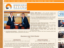 Tablet Screenshot of businessworldrising.com